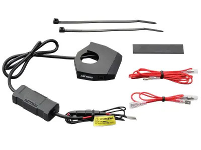 Daytona 89372 USB-A 30W töltőaljzat kormányrúdra (2×2,4A)