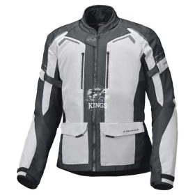 HELD Kane Szürke/Fekete Textil Motoros Kabát