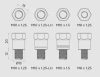 QUAD LOCK tükörkormány-rögzítő adapterkészlet M8/M10