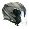 Bukósisak CGM 136G RNA SPORT Matt Fekete/Fluo