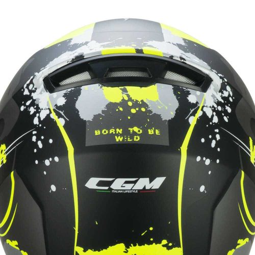 Bukósisak Gyerek CGM 265G LUCKY WILD Matt Fekete/Fluo