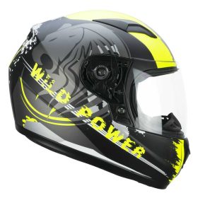 Bukósisak Gyerek CGM 265G LUCKY WILD Matt Fekete/Fluo