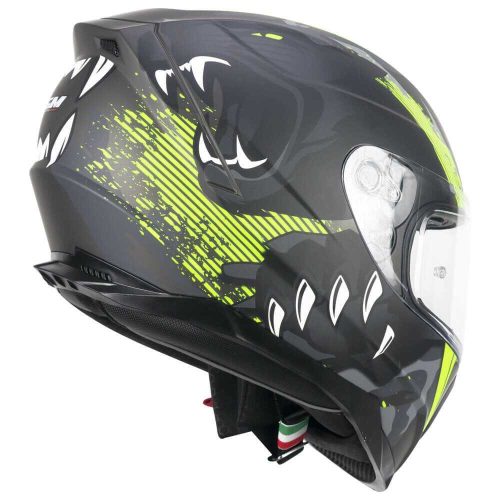 Bukósisak CGM 320T NEUTRON PANTHER Matt Fekete/Fluo