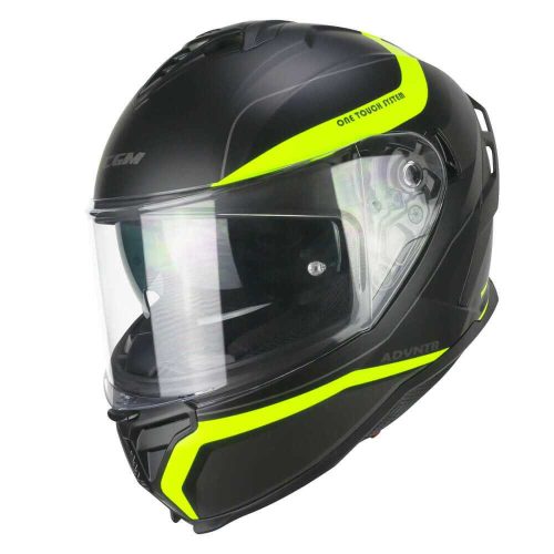 Bukósisak CGM 363X SHOT RUN Fekete/Fluo