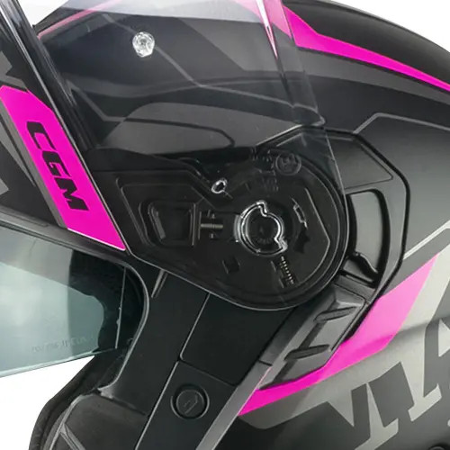 Bukósisak CGM 569G C-MAX Matt Fekete/Pink