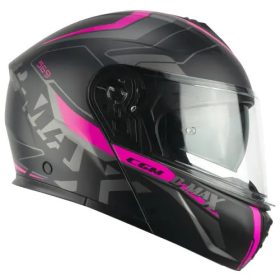 Bukósisak CGM 569G C-MAX Matt Fekete/Pink