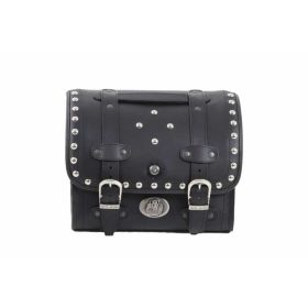 BUFFALO CUSTOM KICSI BŐR HÁTSÓ TÁSKA 19L,FEKETE