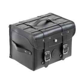 RUGGED CHEST HÁTSÓ BŐRTÁSKA ALURACKRE ,FEKETE