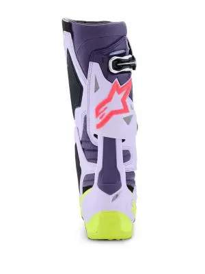 Alpinestars Boot Vented Tech 10 Purple/Fluo Yellow/Pink