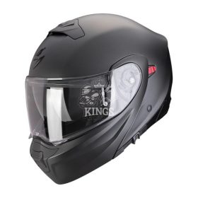 BUKÓSISAK EXO-930 EVO SOLID Matt Pearl Black L