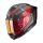BUKÓSISAK EXO-1500 CARBON AIR PLATTED Black-Red S