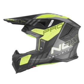   BUKÓSISAK N634 STORM MATT FEKETE / NEONSÁRGA S:55-56 cm (22.06)