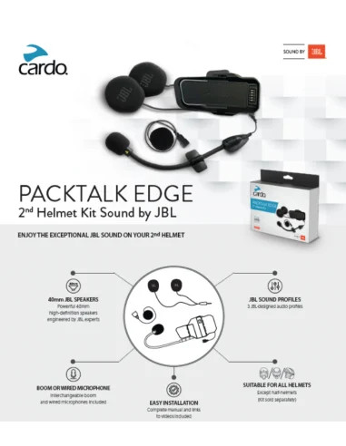 Cardo Packtalk Pro/Edge audio készlet a második bukósisakhoz - JBL hangzással