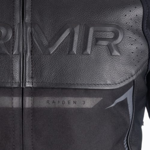 ARMR Raiden 3.0 Motoros Bőrkabát Fekete