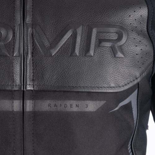 ARMR Raiden 3.0 Motoros Bőrkabát Fekete
