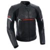 ARMR Raiden 3.0 Motoros Bőrkabát Fekete/PIROS