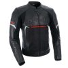ARMR Raiden 3.0 Motoros Bőrkabát Fekete/PIROS