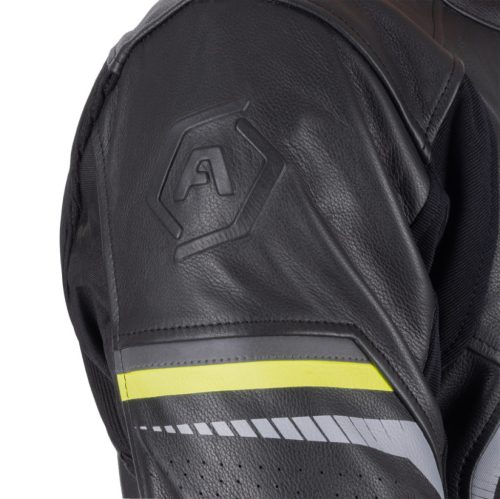 ARMR Raiden 3.0 Motoros Bőrkabát Fekete/Fluo