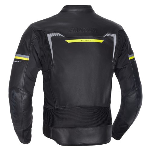 ARMR Raiden 3.0 Motoros Bőrkabát Fekete/Fluo
