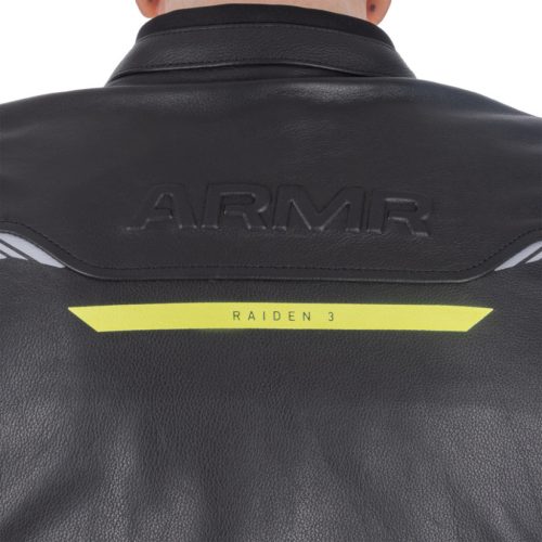 ARMR Raiden 3.0 Motoros Bőrkabát Fekete/Fluo