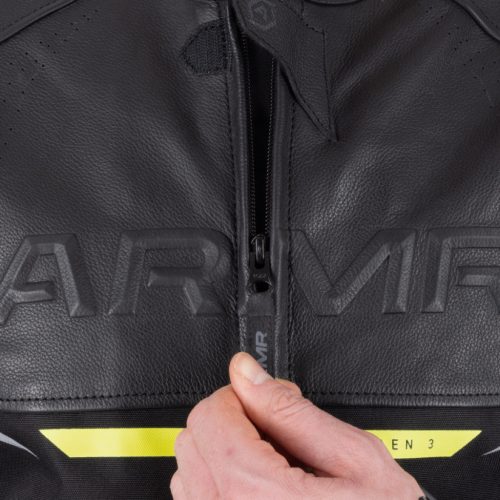 ARMR Raiden 3.0 Motoros Bőrkabát Fekete/Fluo