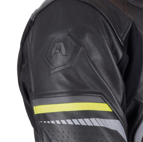 ARMR Raiden 3.0 Motoros Bőrkabát Fekete/Fluo