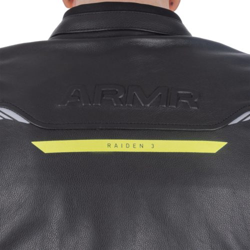 ARMR Raiden 3.0 Motoros Bőrkabát Fekete/Fluo