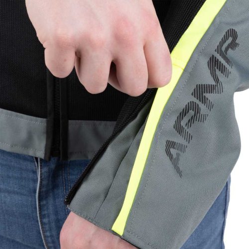 ARMR EYOSHI 3.0 AIR Nyári textil kabát SZÜRKE/FLUO