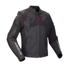 KHILMORE MOTOROS BŐRDZSEKI,FEKETE