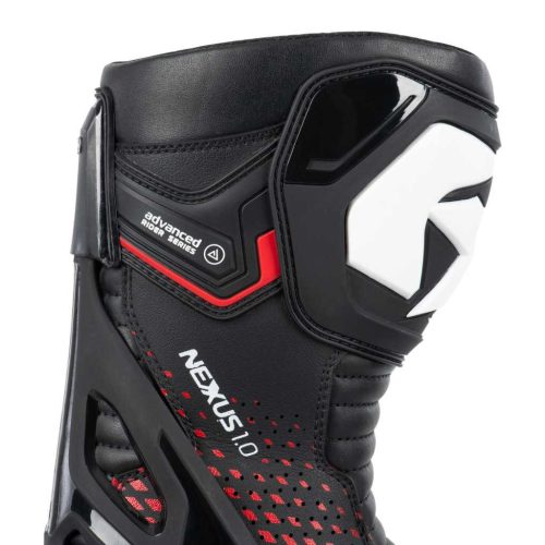 Oxford Nexus 1.0 Air Motoros Sportcsizma Fekete/Piros