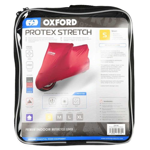 Oxford Protex Stretch Motortakaró Ponyva Piros
