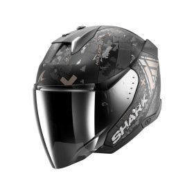   SKWAL I3 JET HELLCAT MAT BUKÓSISAK BEÉPÍTETT FÉKLÁMPÁVAL +PLEXIVEL,MATT FEKETE-KRÓM-SÖTÉTSZÜRKE