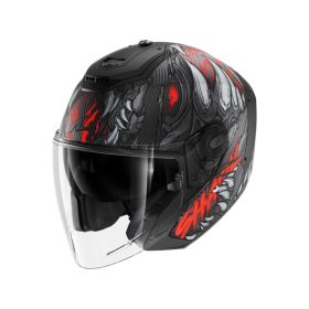   RS JET CARBON SHAYTAN MAT BUKÓSISAK,MATT FEKETE-PIROS-SÖTÉTSZÜRKE