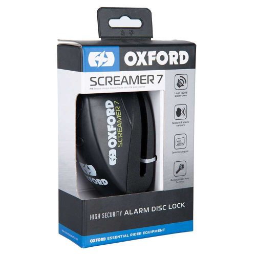 Oxford Screamer 7 Riasztós Féktárcsazár Fekete