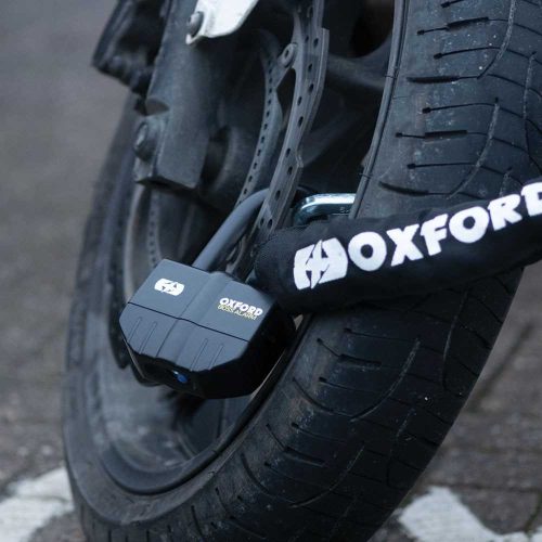 Oxford Riasztós Motorlezáró Lánc Boss Alarm 16mm 1,5m