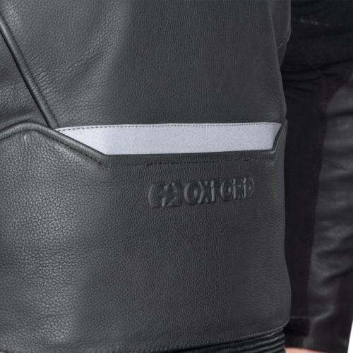 Oxford Cypher 1.0 Motoros Bőrkabát Fekete