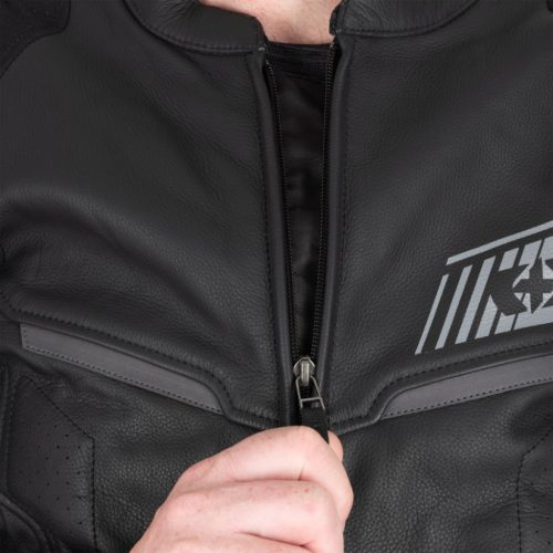 Oxford Cypher 1.0 Motoros Bőrkabát Fekete