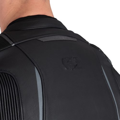 Oxford Cypher 1.0 Motoros Bőrkabát Fekete