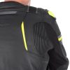 Oxford Cypher 1.0 Motoros Bőrkabát Fekete/Fluo