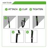 CSOMAGRÖGZÍTŐ Oxford Atlas G-Hook 26mm x 1.2M Black (Pair)