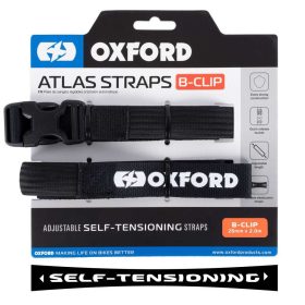   CSOMAGRÖGZÍTŐ Oxford Atlas B-CLIP 26mm x 2.0M Black (Pair)