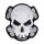 OXFORD TÉRDKOPTATÓ SKULL FEHÉR