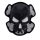 OXFORD TÉRDKOPTATÓ SKULL FEKETE