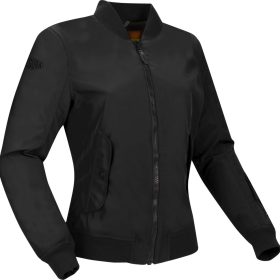 LADY VELVET VENTED MOTOROS TEXTILDZSEKI,FEKETE