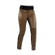 LADY LEATHER LEGGINGS MOTOROS TEXTILNADRÁG,BARNA