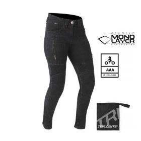   LADY PARADO MONOLAYER MOTOROS FARMERNADRÁG SLIM FIT HOSSZÍTOTT,FEKETE