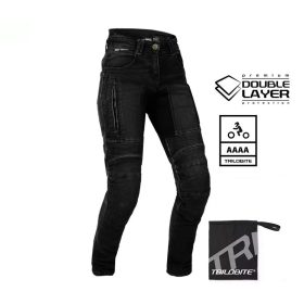   LADY PARADO DOUBLELAYER AAAA MOTOROS FARMERNADRÁG SLIM FIT HOSSZÍTOTT,FEKETE