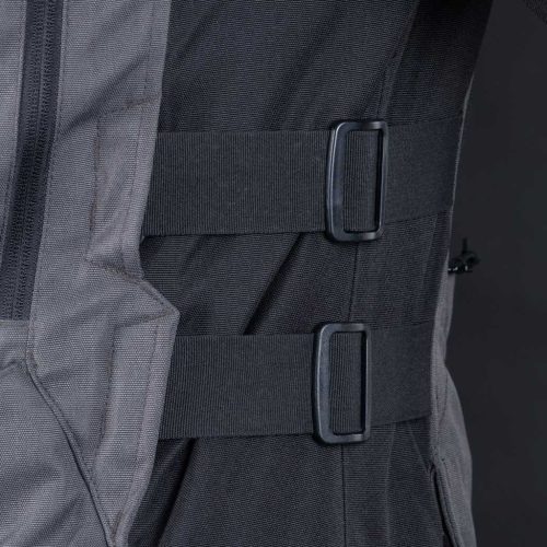 MOTOROS KABÁT OXFORD ROCKLAND FEKETE/PIROS