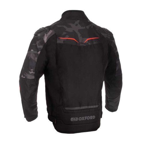 OXFORD OMEGA 1.0 Dry2Dry Textil Motoros Kabát Fekete/piros