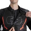 OXFORD OMEGA 1.0 Dry2Dry Textil Motoros Kabát Fekete/piros